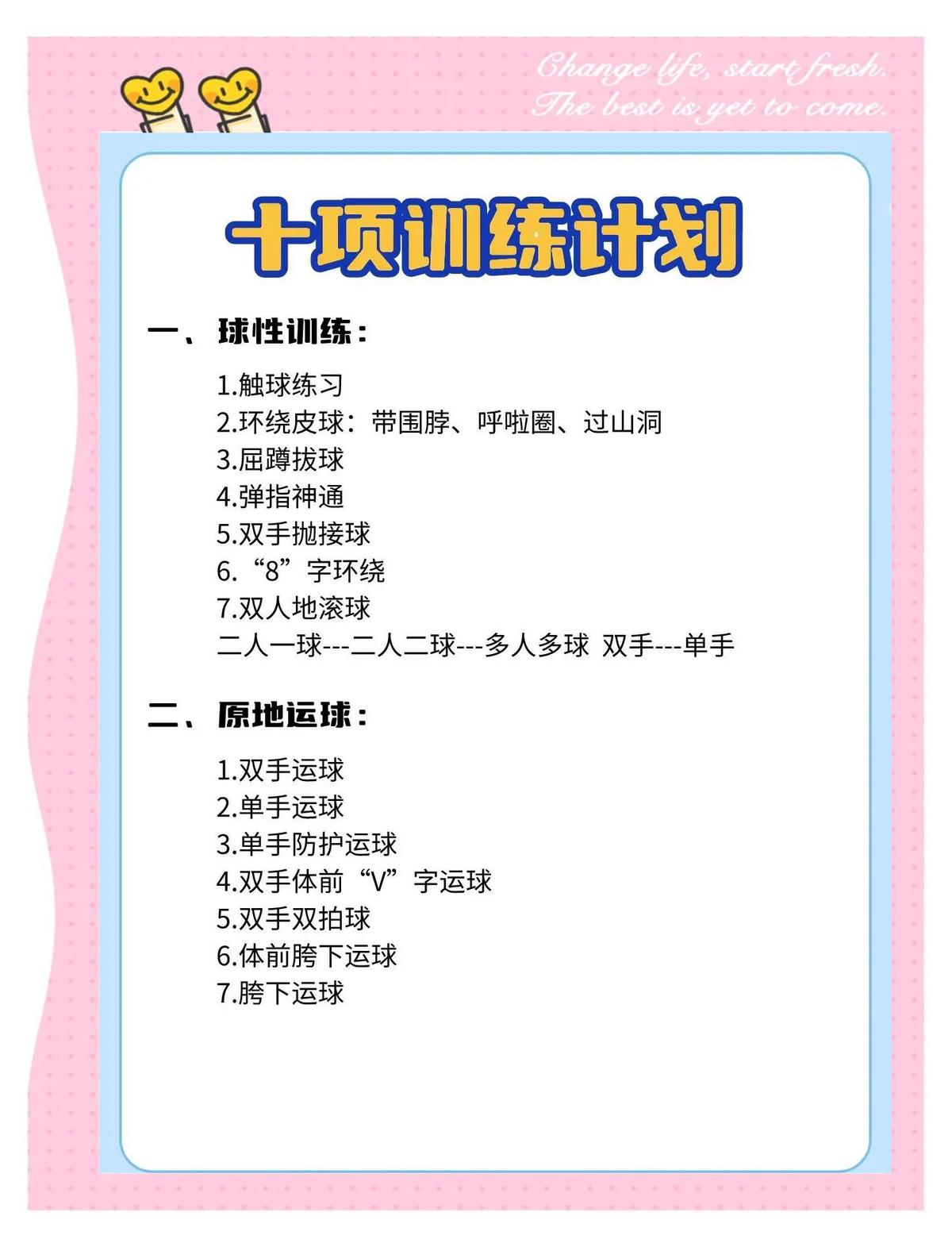 儿童篮球基本功训练内容包括哪些
